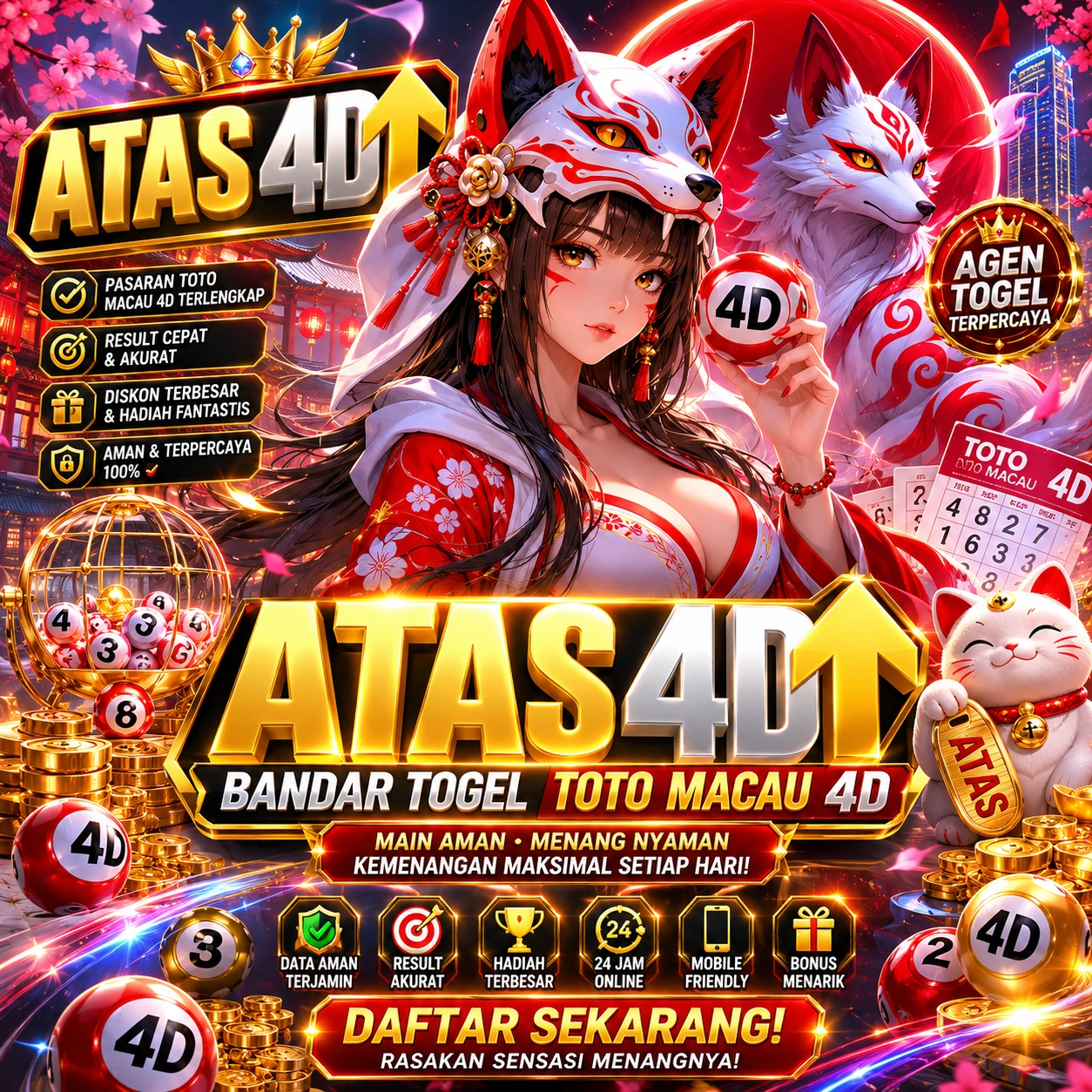 ATAS4D - Bandar Togel Toto Macau 4D
