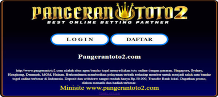 PANGERANTOTO2 AGEN TOGEL TERBAIK