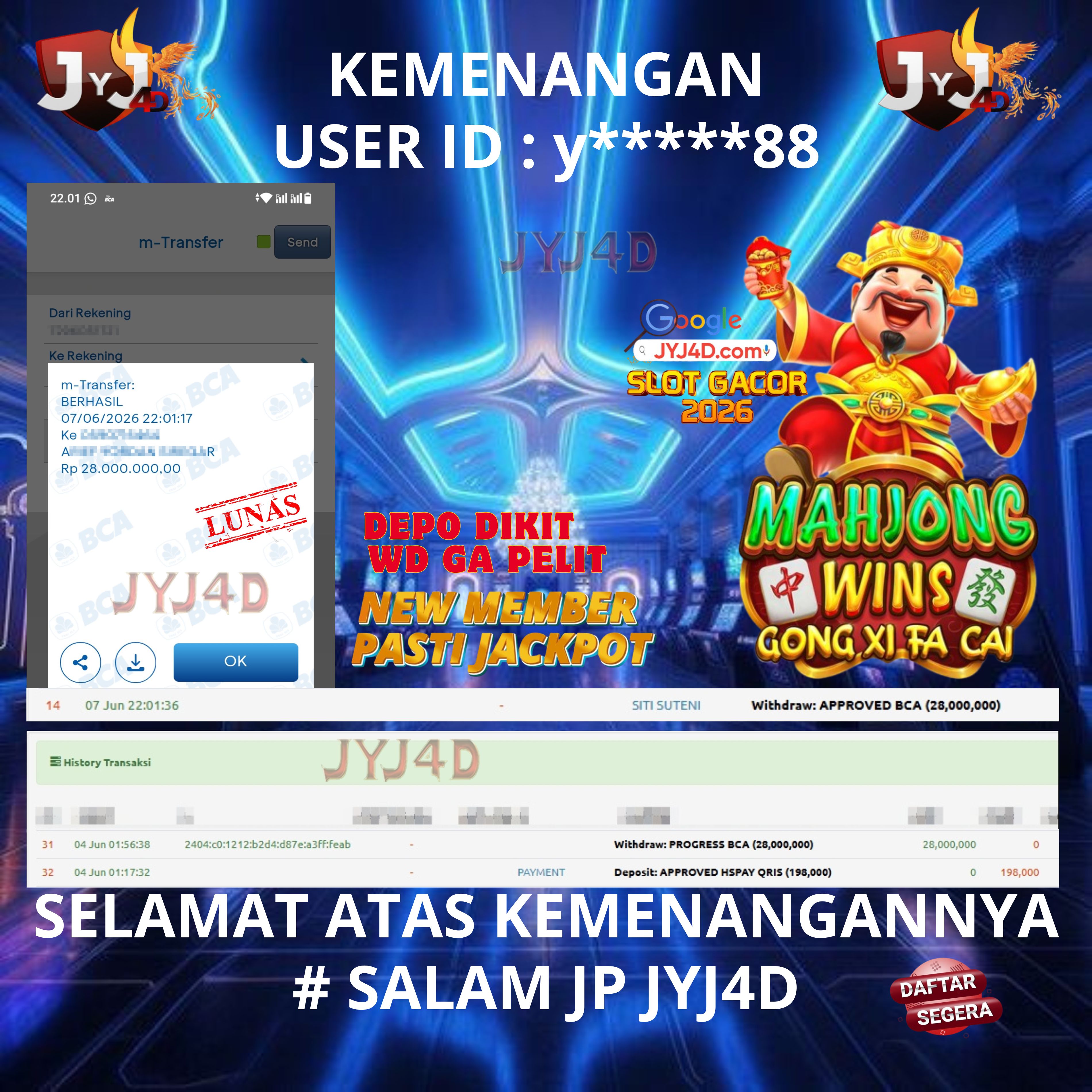 Memberikan Bukti bukan janji.